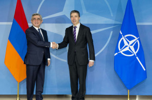Visit to NATO by President Serzh Sargsyan of Armenia
