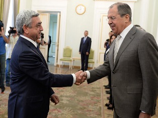 Глава МИД России и Серж Саргсян, президент Армении выразили желание и далее продолжать сотрудничество