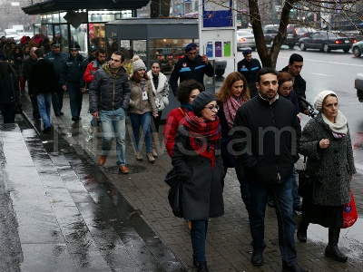 Участники протестной акции так и не дошли до резиденции президента Армении